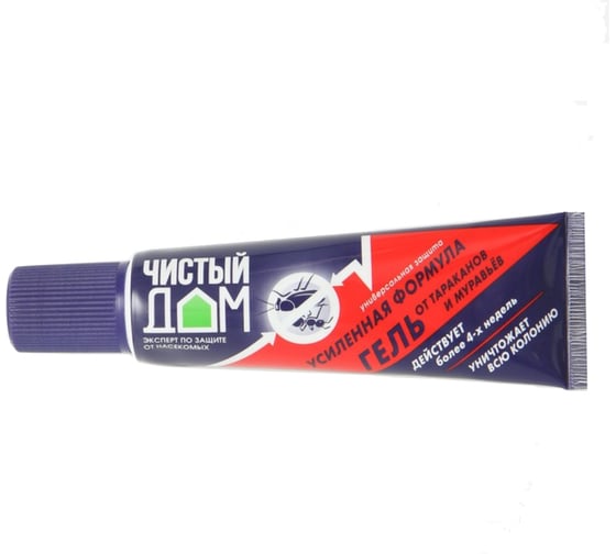 Гель от тараканов Чистый дом Усиленная формула 50 г 4601826019557