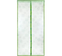 Антимоскитная сетка на магнитах Рыжий кот "Капутомоскито" дизайн "Клевер", цвет белый 311272