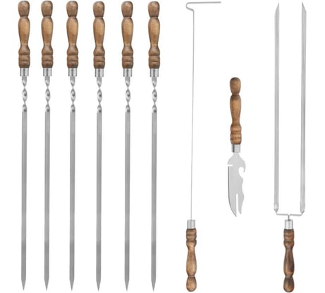 Шашлычный набор PALISAD Camping 9 предметов в сумке 69754