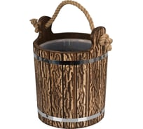 Ведро Банные штучки 9 л, с пластиковой вставкой, липа, 33320