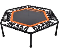 Батут для занятия фитнесом BODYFORM 40" черно-оранжевый BF-RT-018-40