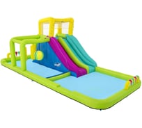 Водный игровой-центр Bestway Splash Course 710х310х265см с разбрызгивателем, 2-ой горкой, до 544кг, от 5 лет 53387 BW