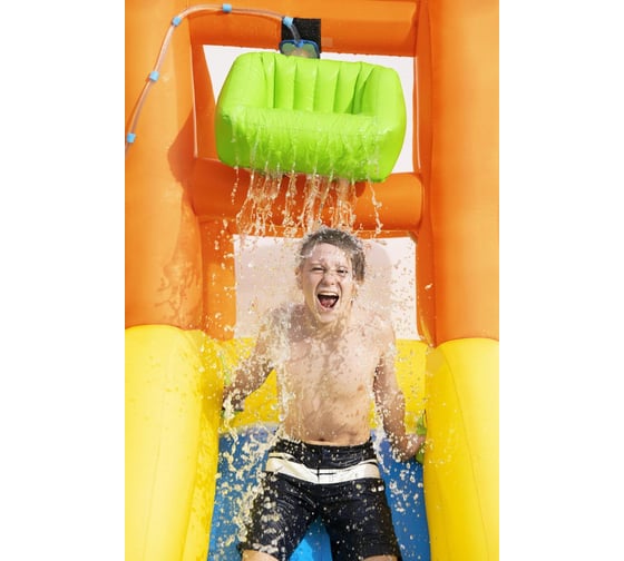 Водный игровой-центр Bestway Mount Splashmore 435x286x267см с разбрызгивателем, и горкой, до 270кг, от 5 лет 53345 BW