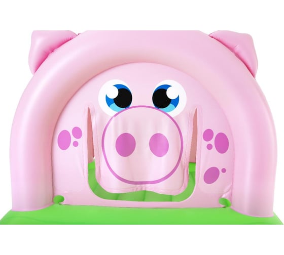 Игровой центр-батут Bestway Свинка 239х162х137см с мячами, 15шт, до 55кг, 3-6 лет 52345 BW