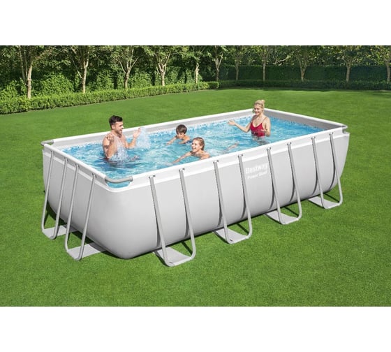 Каркасный бассейн BestWay Power Steel 488x244x122см, 11532л 56671 BW