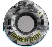 Надувной круг-кресло Intex Camo River Run 1 135см, с ручками, до 100кг 56835