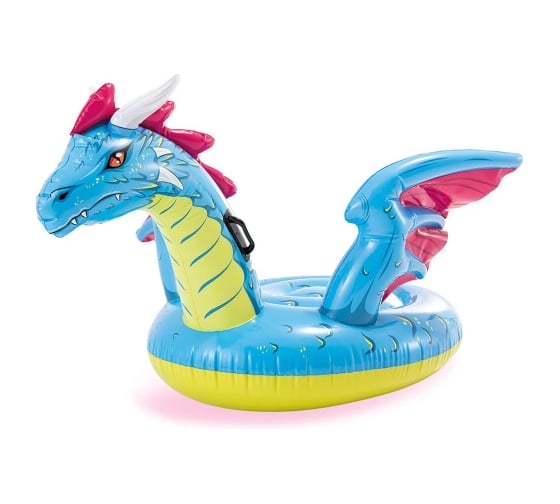 Надувная игрушка-наездник Intex Дракон 201х191см до 40кг, от 3 лет 57563 1