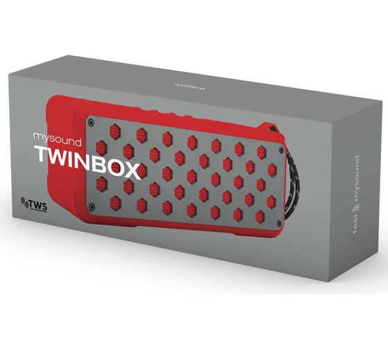 Портативная акустика Rombica MySound Twinbox - Red BT-S076
