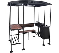 Мангал-беседка Станкоинструмент и оснастка Лофт с печью 4811381031578