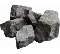 Камень для бани СПЕЦ Габбро-диабаз колотый, коробка 20 кг, фракция 70-120 мм ГБР-ДБЗ-АНТ