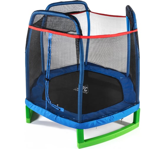 Батут DFC JUMP 7', синий, сетка 210см 7FT-JD-B