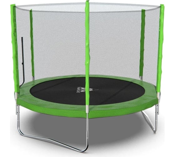 Батут DFC Trampoline Fitness 10ft наружная сетка, светло-зеленый, 305см 10FT-TR-LG
