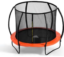 Батут DFC KENGOO II 5ft внутренняя сетка, оранжевый/черный, диаметр 152см 5FT-BAS-BO