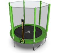 Батут DFC Trampoline Fitness 6ft наружная сетка, светло-зеленая, диаметр 183см 6FT-TR-LG