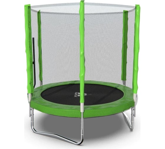 Батут DFC Trampoline Fitness 6ft наружная сетка, светло-зеленая, диаметр 183см 6FT-TR-LG