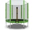 Батут DFC Trampoline Fitness 6ft наружная сетка, светло-зеленая, диаметр 183см 6FT-TR-LG 2