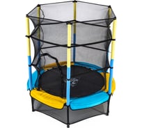 Батут DFC JUMP 55 желтый/синий, сетка, диаметр 137см 55INCH-JD-YB