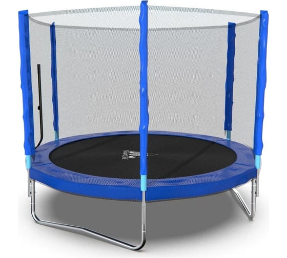 Батут DFC Trampoline Fitness 8ft наружная сетка, синий, 244см 8FT-TR-B