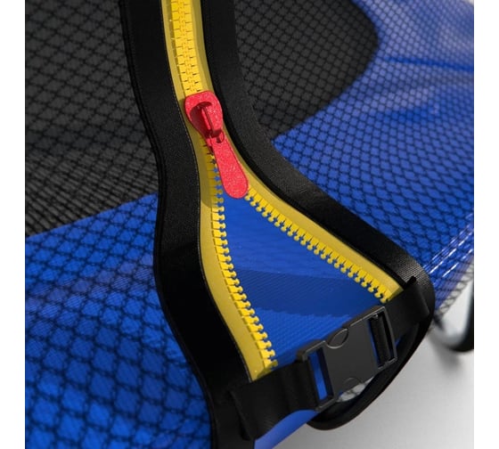 Батут DFC Trampoline Fitness 8ft наружная сетка, синий, 244см 8FT-TR-B