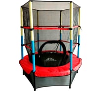 Батут DFC JUMP 55 красный/желтый/синий, сетка, диаметр 137см 55INCH-JD-RYB