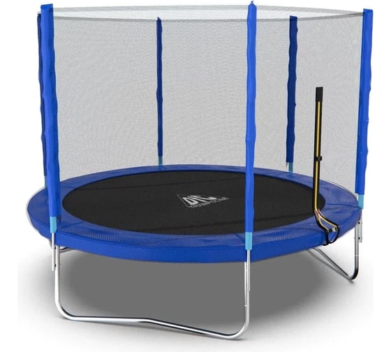 Батут DFC Trampoline Fitness 10ft наружная сетка, синий, диаметр 305см 10FT-TR-B