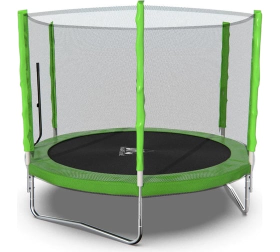 Батут DFC Trampoline Fitness 8ft наружная сетка, светло-зеленый, 244см 8FT-TR-LG