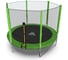 Батут DFC Trampoline Fitness 8ft наружная сетка, светло-зеленый, 244см 8FT-TR-LG 1