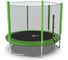 Батут DFC Trampoline Fitness 8ft наружная сетка, светло-зеленый, 244см 8FT-TR-LG 3
