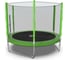 Батут DFC Trampoline Fitness 8ft наружная сетка, светло-зеленый, 244см 8FT-TR-LG 4