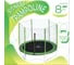 Батут DFC Trampoline Fitness 8ft наружная сетка, светло-зеленый, 244см 8FT-TR-LG 7