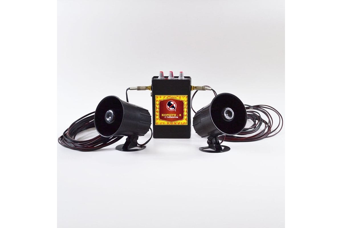 Биоакустический отпугиватель птиц Коршун Korshun-8 от мелких и врановых ...