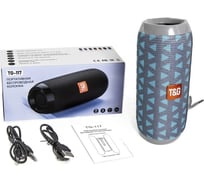 Портативная колонка T&G TG117 10Вт, цвет серо-голубой TG117GB