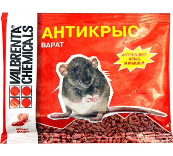 Гранулы от домовых мышей ALT Варат 100 г 4607112040113 1