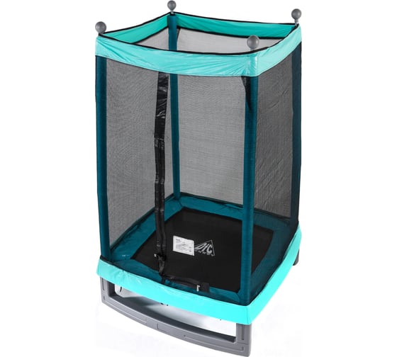 Батут DFC MONKEY 50х50, синий/зеленый, сетка 127х127см 50INCH-JPMB