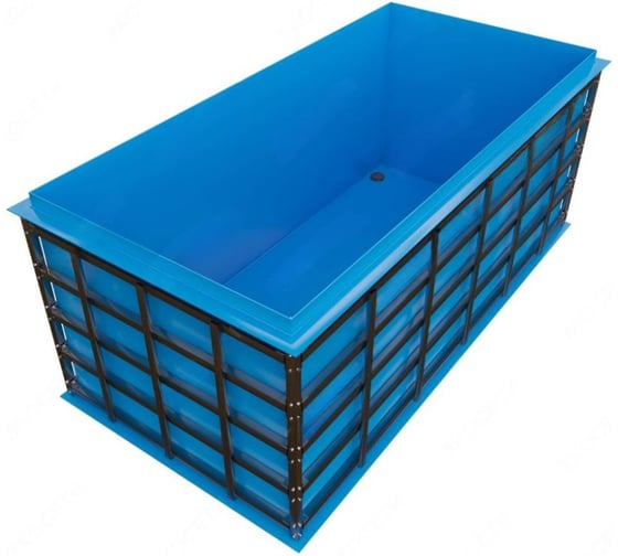 Бассейн (купель) Экосети ПН8Г (2,5x2х1,5) БП14S8Н