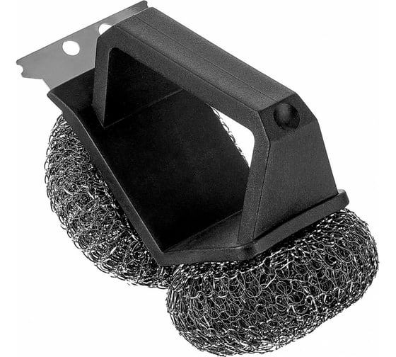 Щетка для чистки барбекю Walmer ROAST с 2 мочалками и скребком, 16х11х8 см W28160811