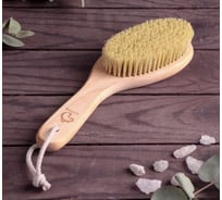 Банная щетка Доляна на короткой ручке, тампико, 255х80 мм 4706736