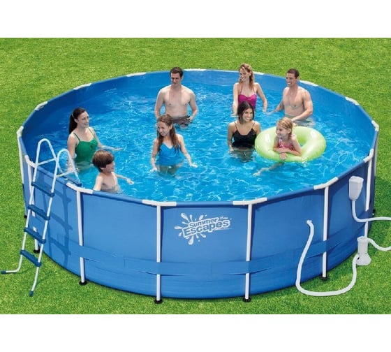 Каркасный бассейн Polygroup 396х132 см, 13785 л P20-1352-B