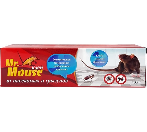 Клей от грызунов mr.mouse 135гр. М-002