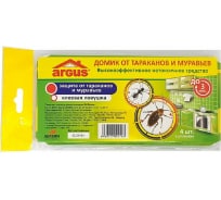 Клеевая ловушка от тараканов Argus домик, 4шт AR-4466