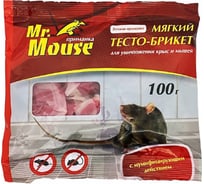 Тесто-брикет от грызунов mr.mouse 100г М-969 19676710