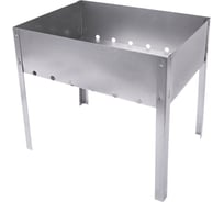 Мангал сборный ОФИСМАГ размер 350x250x350 мм, сталь, в коробке 701725