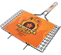 Решетка-гриль ОФИСМАГ универсальная, размер 360x260мм, глубина 18мм, оксидированное покрытие 701742