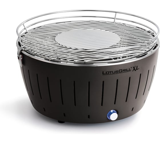 Бездымный угольный гриль барбекю Lotus Grill XL 43,5 см серый антрацит 4607965180219 1