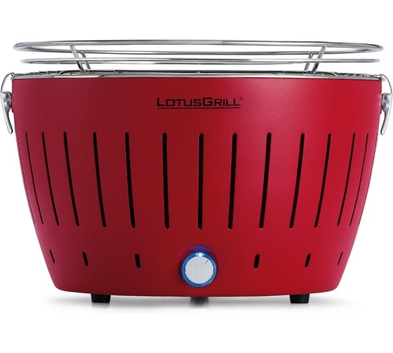 Бездымный угольный гриль барбекю Lotus Grill Classic 35 см огненно-красный 4607965180158 1