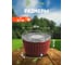 Бездымный угольный гриль барбекю Lotus Grill Classic 35 см огненно-красный 4607965180158 8