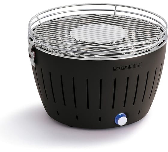Бездымный угольный гриль барбекю Lotus Grill Classic 35 см серый антрацит 4607965180172 1