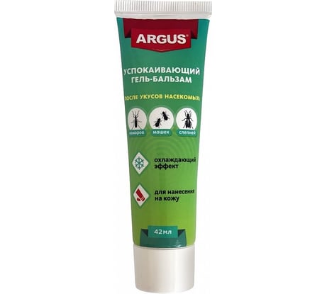 Гель-бальзам от укусов комаров Argus 50мл AR-656