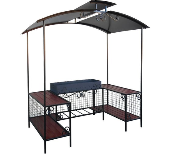 Дачный мангал с беседкой BiGarden ММ27 1