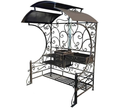 Дачный мангал с печкой BiGarden Витос Vitos